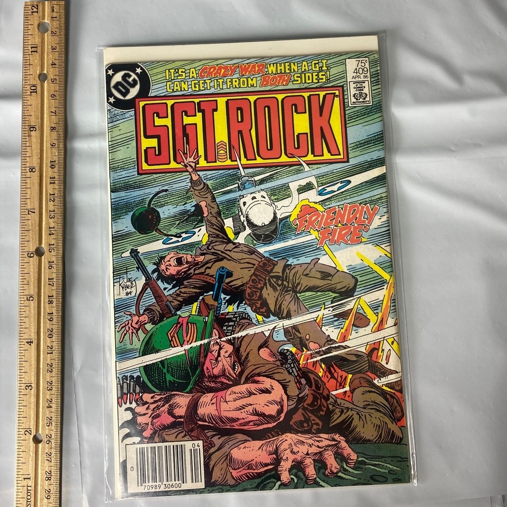 Sgt. Rock #409 DC Comics Aprilβ 1986 Friendly Fire Issue